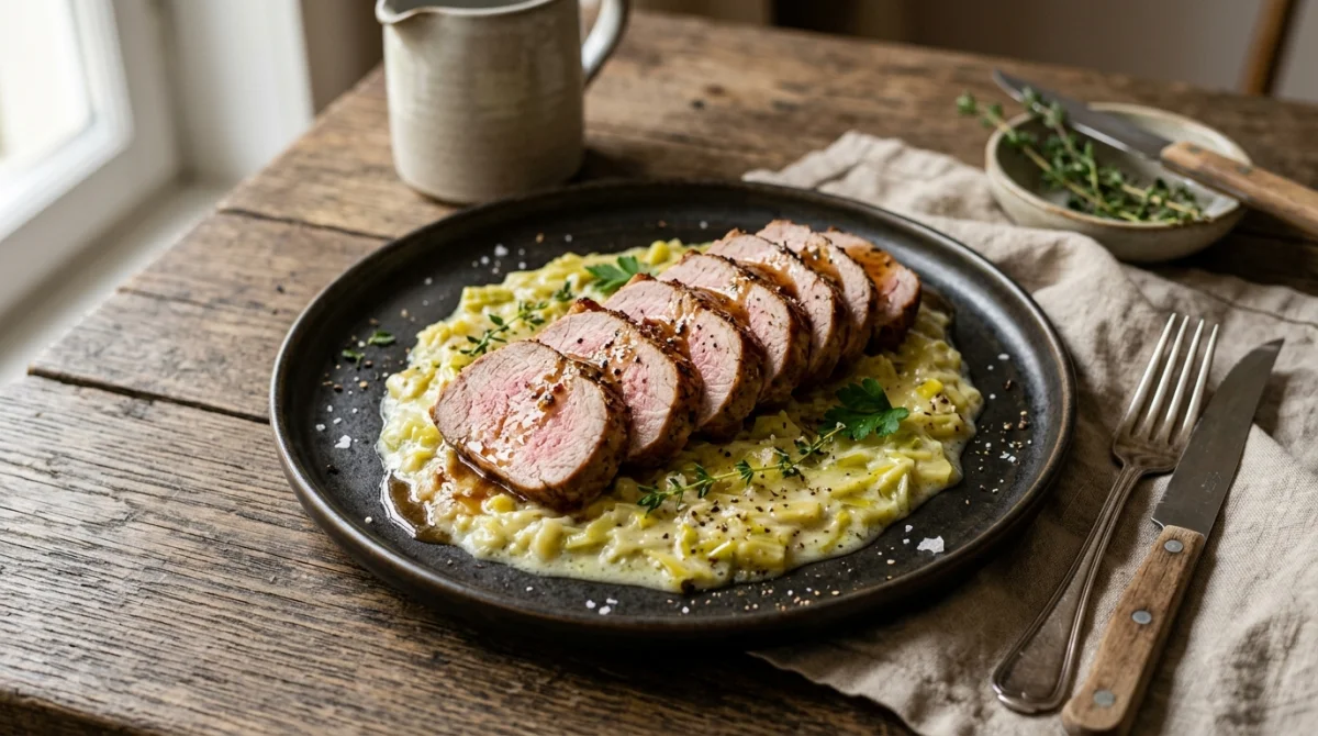 quelle viande pour accompagner une fondue de poireaux
