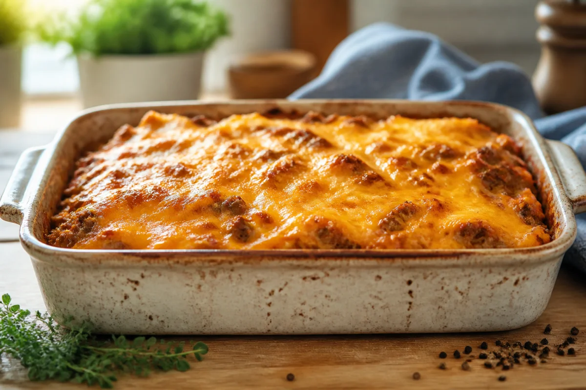 recette viande hachée cheddar